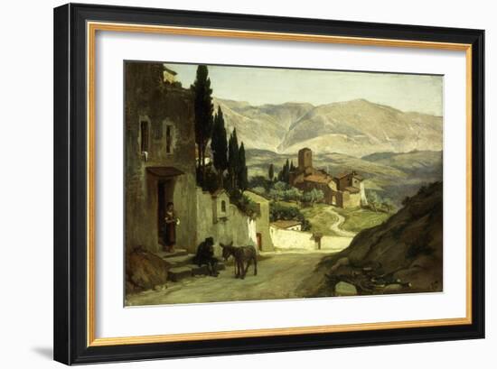 Near Perugia-Elihu Vedder-Framed Giclee Print