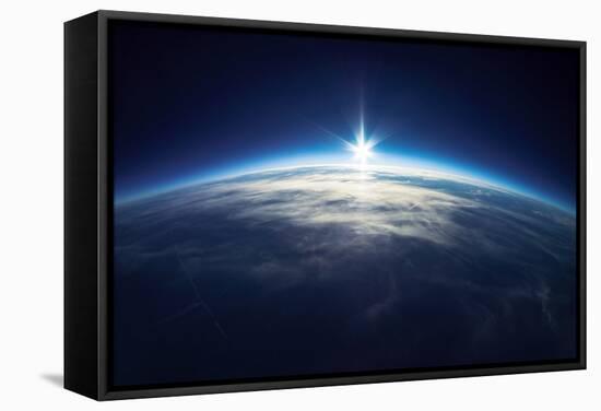 Near Space Photography - 20Km above Ground / Real Photo-dellm60-Framed Stretched Canvas