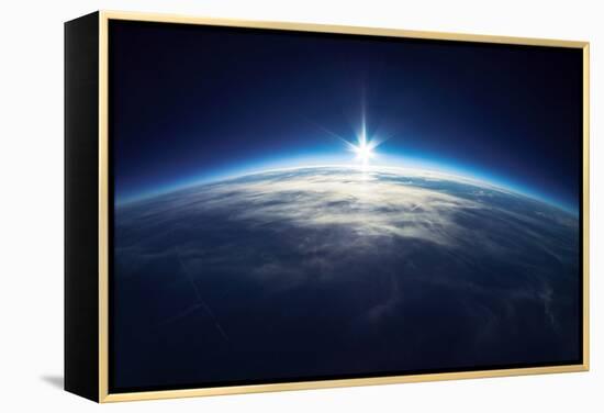 Near Space Photography - 20Km above Ground / Real Photo-dellm60-Framed Stretched Canvas