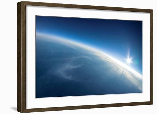 Near Space Photography - 20Km above Ground / Real Photo-dellm60-Framed Premium Giclee Print