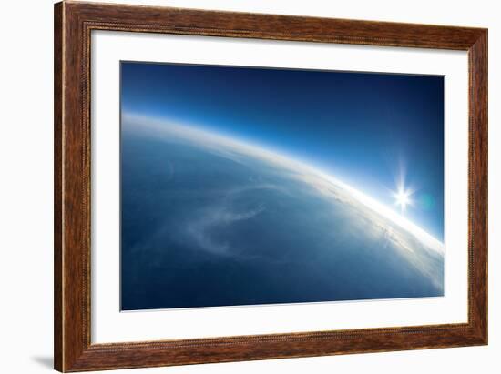 Near Space Photography - 20Km above Ground / Real Photo-dellm60-Framed Premium Giclee Print