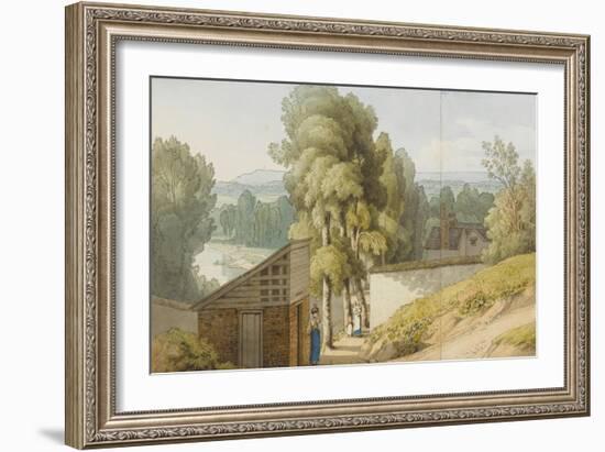 Near the Friars' Walk, Exeter, 1808-John White Abbott-Framed Giclee Print