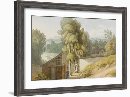 Near the Friars' Walk, Exeter, 1808-John White Abbott-Framed Giclee Print