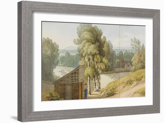 Near the Friars' Walk, Exeter, 1808-John White Abbott-Framed Giclee Print