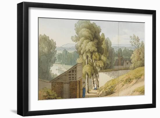 Near the Friars' Walk, Exeter, 1808-John White Abbott-Framed Giclee Print