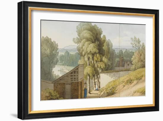 Near the Friars' Walk, Exeter, 1808-John White Abbott-Framed Giclee Print