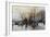 Near the Louvre, Paris-Eugene Galien-Laloue-Framed Giclee Print