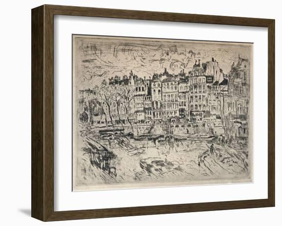 Near the Pont St Michel, 1915-John Marin-Framed Giclee Print