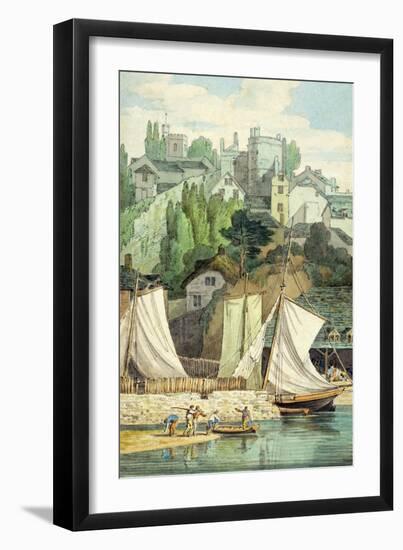 Near the Quay, Exeter-John White Abbott-Framed Premium Giclee Print