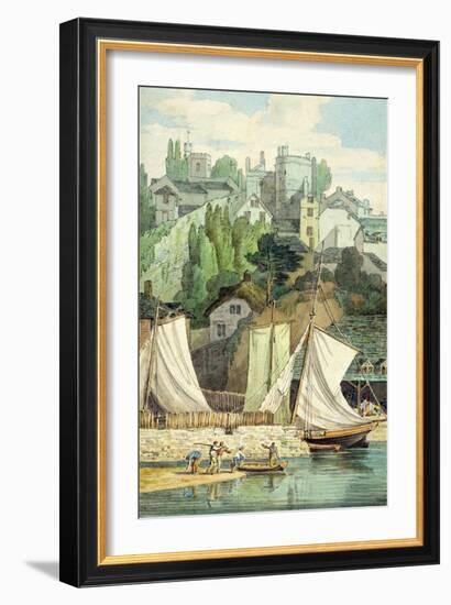 Near the Quay, Exeter-John White Abbott-Framed Premium Giclee Print