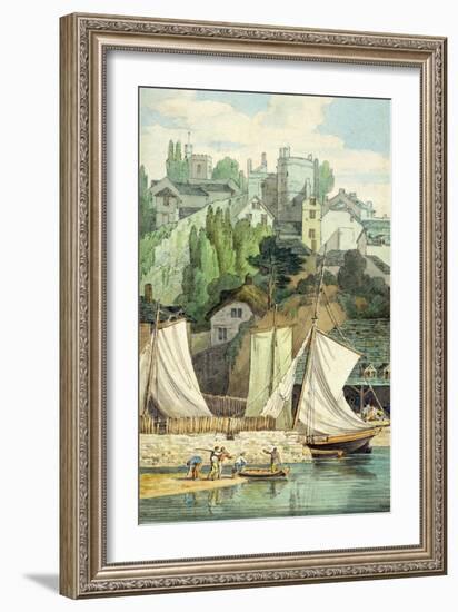 Near the Quay, Exeter-John White Abbott-Framed Giclee Print