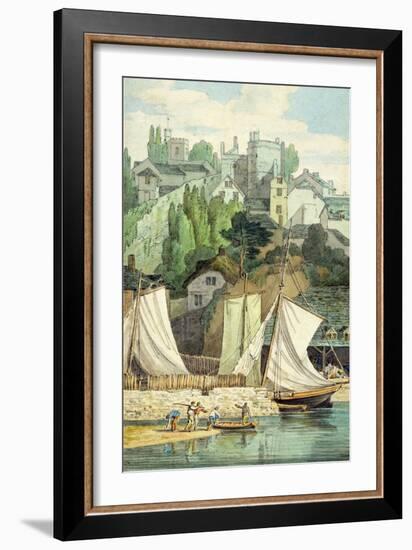 Near the Quay, Exeter-John White Abbott-Framed Giclee Print