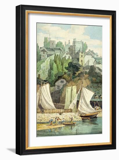 Near the Quay, Exeter-John White Abbott-Framed Giclee Print