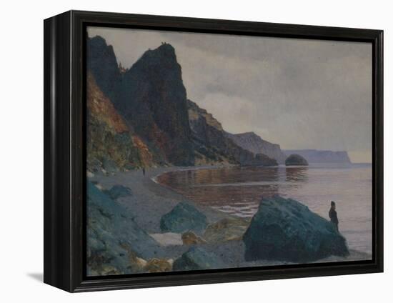 Near the St. George Monastery. Crimea-Vasili Vasilyevich Vereshchagin-Framed Premier Image Canvas