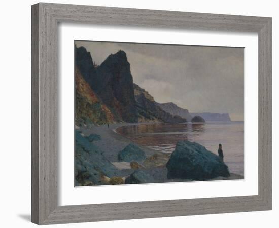 Near the St. George Monastery. Crimea-Vasili Vasilyevich Vereshchagin-Framed Giclee Print