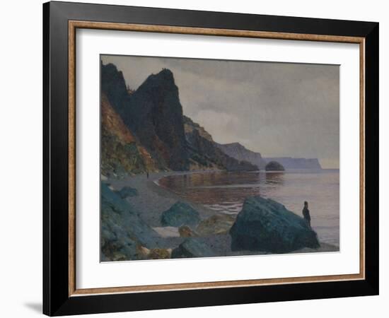 Near the St. George Monastery. Crimea-Vasili Vasilyevich Vereshchagin-Framed Giclee Print