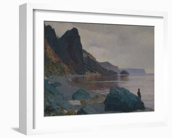 Near the St. George Monastery. Crimea-Vasili Vasilyevich Vereshchagin-Framed Giclee Print