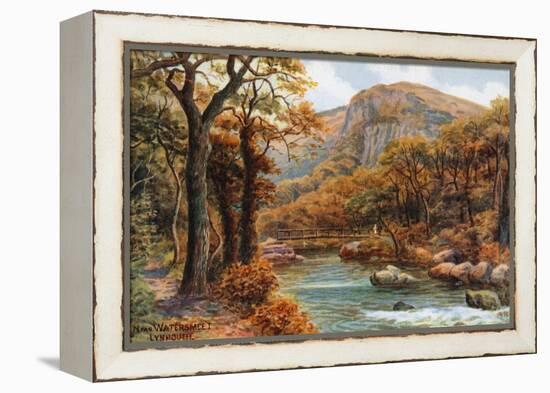 Near Watersmeet, Lynmouth-Alfred Robert Quinton-Framed Premier Image Canvas