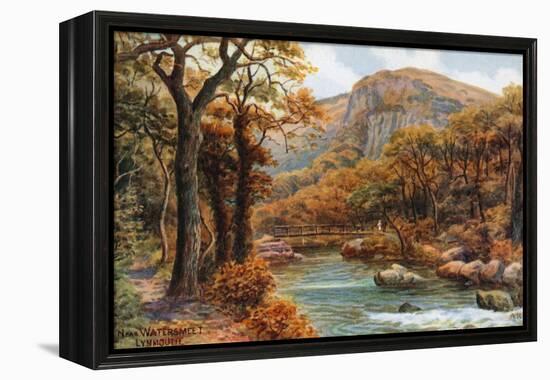 Near Watersmeet, Lynmouth-Alfred Robert Quinton-Framed Premier Image Canvas