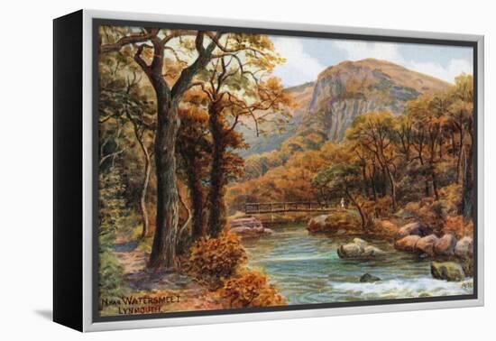 Near Watersmeet, Lynmouth-Alfred Robert Quinton-Framed Premier Image Canvas