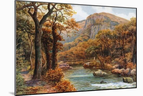 Near Watersmeet, Lynmouth-Alfred Robert Quinton-Mounted Giclee Print