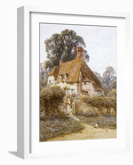 Near Witley, Surrey (Watercolour with Scratching Out)-Helen Allingham-Framed Giclee Print