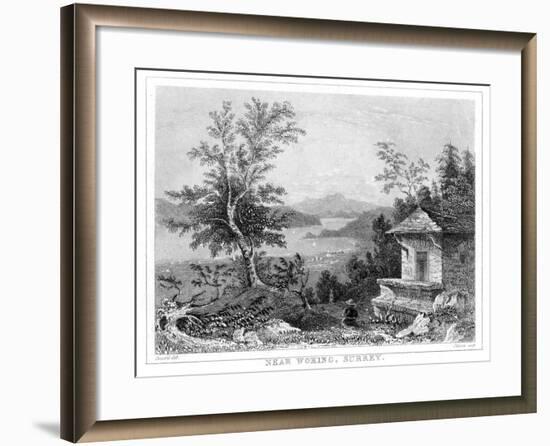 Near Woking, Surrey, 19th Century-Chavan-Framed Giclee Print