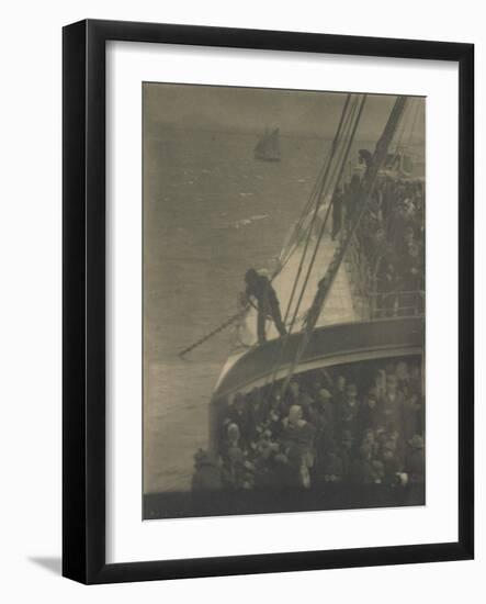 Nearing Land, 1904 (Photogravure)-Alfred Stieglitz-Framed Giclee Print