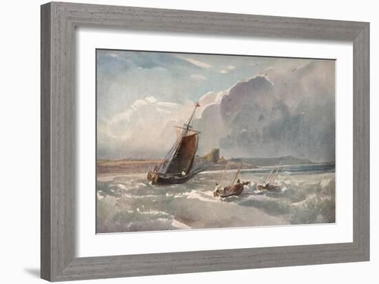 'Nearing The Harbour', c1820-Peter De Wint-Framed Giclee Print