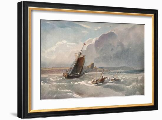'Nearing The Harbour', c1820-Peter De Wint-Framed Giclee Print
