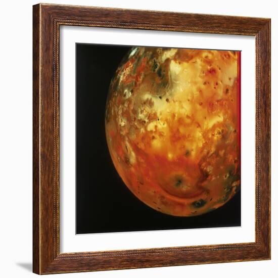 Nearly Full View of Io, One of the Moons of Jupiter, 1979-null-Framed Giclee Print