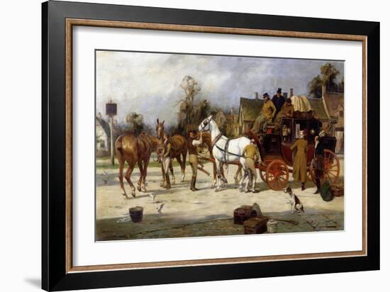 Nearly Ready-George Wright-Framed Giclee Print