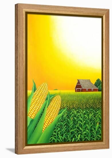 Nebraska Cornfield, 1993-Larry Smart-Framed Premier Image Canvas