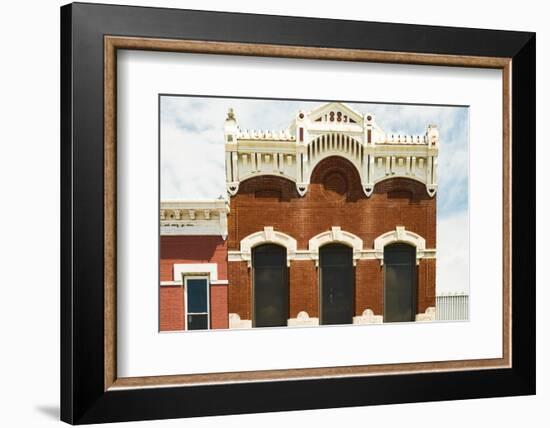 Nebraska, Missouri R-Tribes Expedition, Blair, 1883 building on Washington Street-Alison Jones-Framed Photographic Print