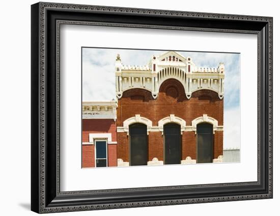 Nebraska, Missouri R-Tribes Expedition, Blair, 1883 building on Washington Street-Alison Jones-Framed Photographic Print