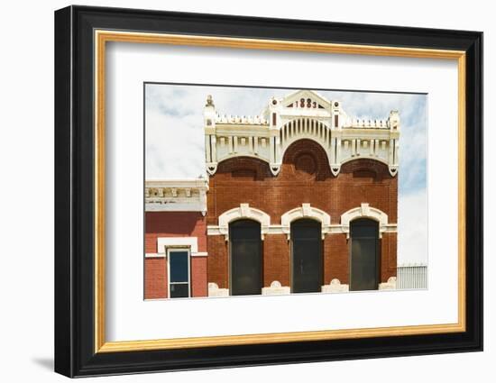 Nebraska, Missouri R-Tribes Expedition, Blair, 1883 building on Washington Street-Alison Jones-Framed Photographic Print