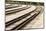 Nebraska, North Omaha, Nebraska Ash Railroad tracks for transporting coal residue-Alison Jones-Mounted Photographic Print