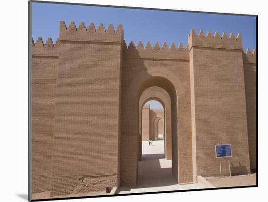 Nebuchadnezzar's Palace at Archaeological Site, Babylon, Mesopotamia, Iraq, Middle East-Thouvenin Guy-Mounted Photographic Print