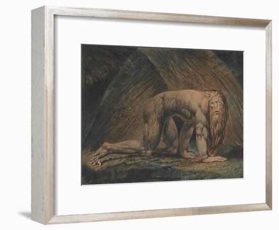 Nebuchadnezzar-William Blake-Framed Giclee Print