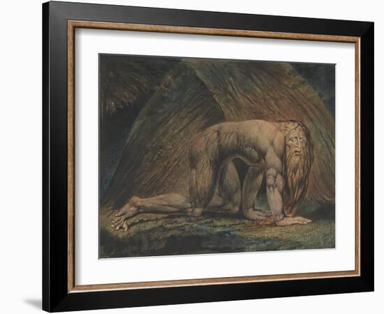 Nebuchadnezzar-William Blake-Framed Giclee Print