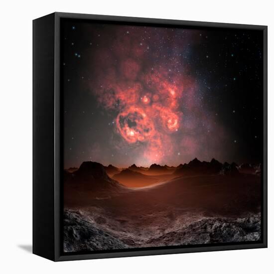 Nebula Seen from an Alien Planet, Artwork-Mehau Kulyk-Framed Premier Image Canvas