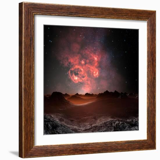 Nebula Seen from an Alien Planet, Artwork-Mehau Kulyk-Framed Photographic Print