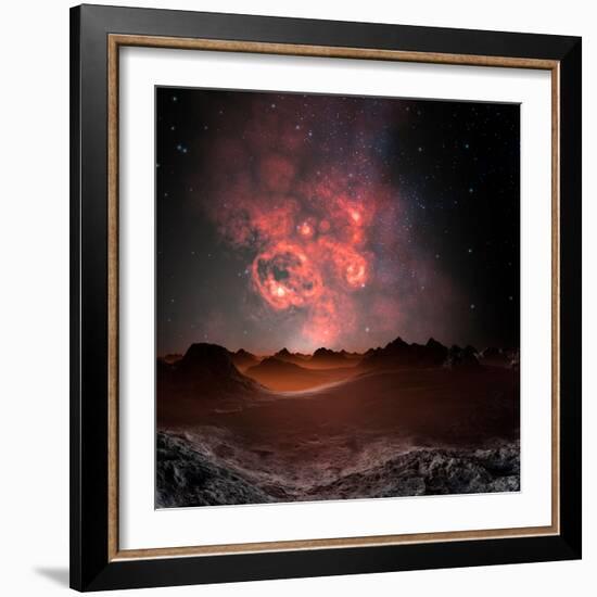 Nebula Seen from an Alien Planet, Artwork-Mehau Kulyk-Framed Photographic Print