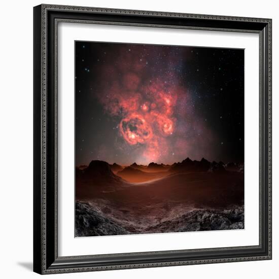 Nebula Seen from an Alien Planet, Artwork-Mehau Kulyk-Framed Photographic Print