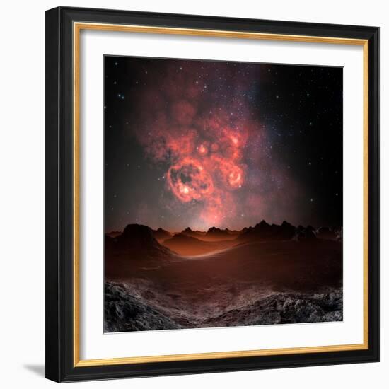 Nebula Seen from an Alien Planet, Artwork-Mehau Kulyk-Framed Photographic Print