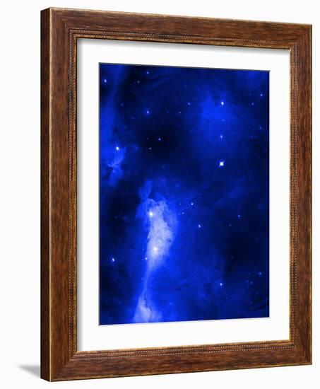 Nebula-justdd-Framed Art Print