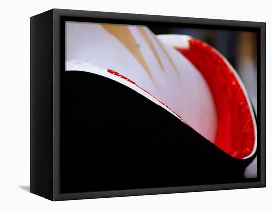 Neck Surrounded by Collar of Kimono Og Geisha in Gion, Kyoto, Japan-Frank Carter-Framed Premier Image Canvas