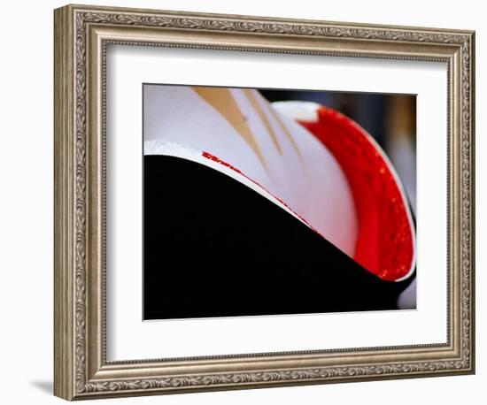 Neck Surrounded by Collar of Kimono Og Geisha in Gion, Kyoto, Japan-Frank Carter-Framed Photographic Print