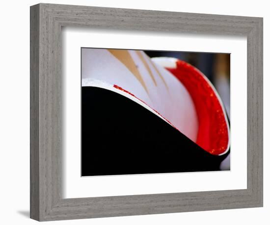 Neck Surrounded by Collar of Kimono Og Geisha in Gion, Kyoto, Japan-Frank Carter-Framed Photographic Print