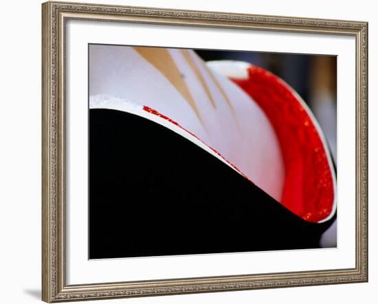 Neck Surrounded by Collar of Kimono Og Geisha in Gion, Kyoto, Japan-Frank Carter-Framed Photographic Print